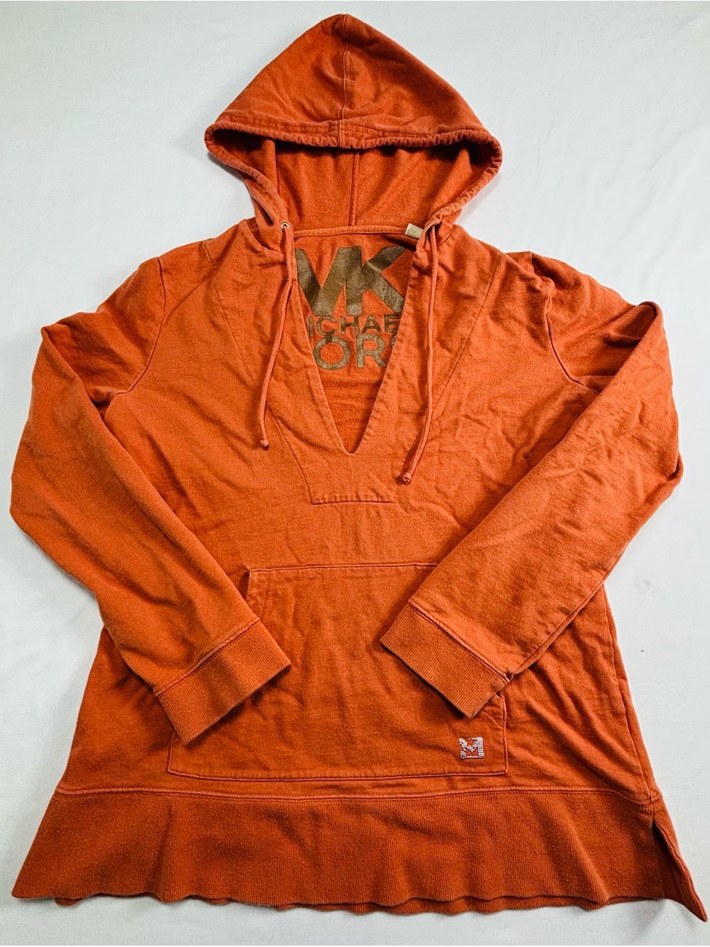 Michael Kors Orange Hoodie Sweater W688